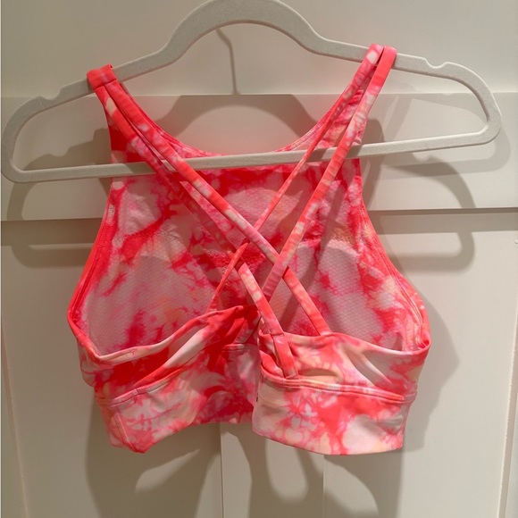 Lululemon Energy Bra High Neck Long Line Shibori Size 10 - Picture 8 of 13